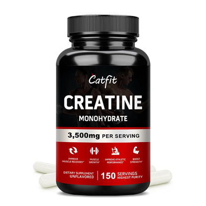 Creatine Monohydrate Capsule for Body Building Endurance Whey Protein Supplements Muscle Gym Proteins for Sports Health