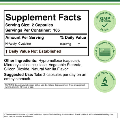 N-Acetyl Cysteine (NAC) Supplement